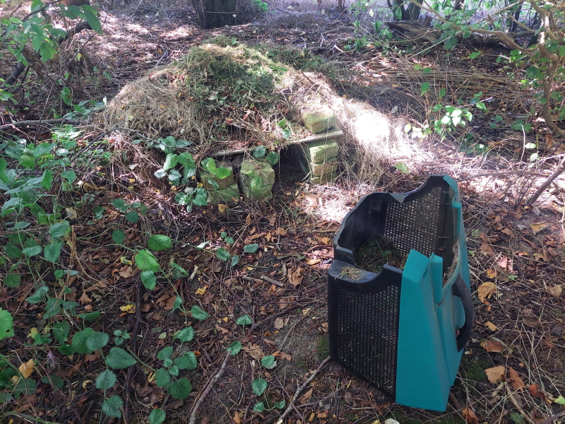 Opsamler til plæneklipper
